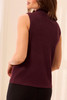 SLVLESS FUNNEL NECK SWEATER 3124O-835