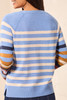 L/S CREW NECK STRIPE SWEATER 3132O-8477