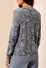 TEXTURED JACQUARD FLORAL SWEATER 3179O-8480