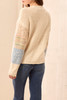 SLUB KNIT EMB CREW LS SWEATER 3194O-8495