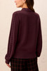 BUTTON FRONT CABLE POLO SWEATER 3214O-576