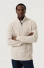1/4 ZIP CABLE SWEATER Z1182