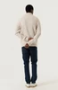 1/4 ZIP CABLE SWEATER Z1182