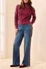 AUDREY WIDE DENIM W/FANCY EMB 6339O-5229