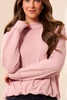 GARMENT DYE BUBBLE SWEATSHIRT W/RIB 6353O-5722