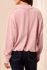 GARMENT DYE BUBBLE SWEATSHIRT W/RIB 6353O-5722