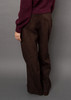 PERRA FAUX SUEDE STR LEG PANT 44W044SO