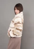 JANE FULL ZIP PATTERNED SHERPA JACKET 78J065S
