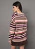 REAGHAN LS V-NECK STRIPE PULL OVER 78S620S