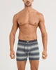 VIBE XTRA SOFT COMFORT BOXER BRIEF FLY BAJA STRP/ DARK SAGE SXVX24FBDS(SXVX24FBDS)