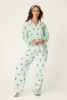 HERITAGE FLANNEL PJ SET TIPSY TIME  RZFLPJ1POOLB