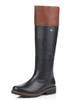 TALL WP BOOT 2 TONE BLACK/BROWN  R6581-02