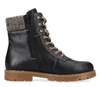LACE UP SIDE ZIP WP BOOT OC FLIP GRIP BLACK D9378-00
