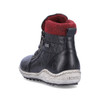 SHORT RUCHED ZIP BOOT ZIP WP BLACK/BORDO R1486-01