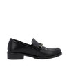 SLIP ON LOAFER LEATHER BLACK (elle) D0F03-01