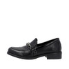SLIP ON LOAFER LEATHER BLACK (elle) D0F03-01