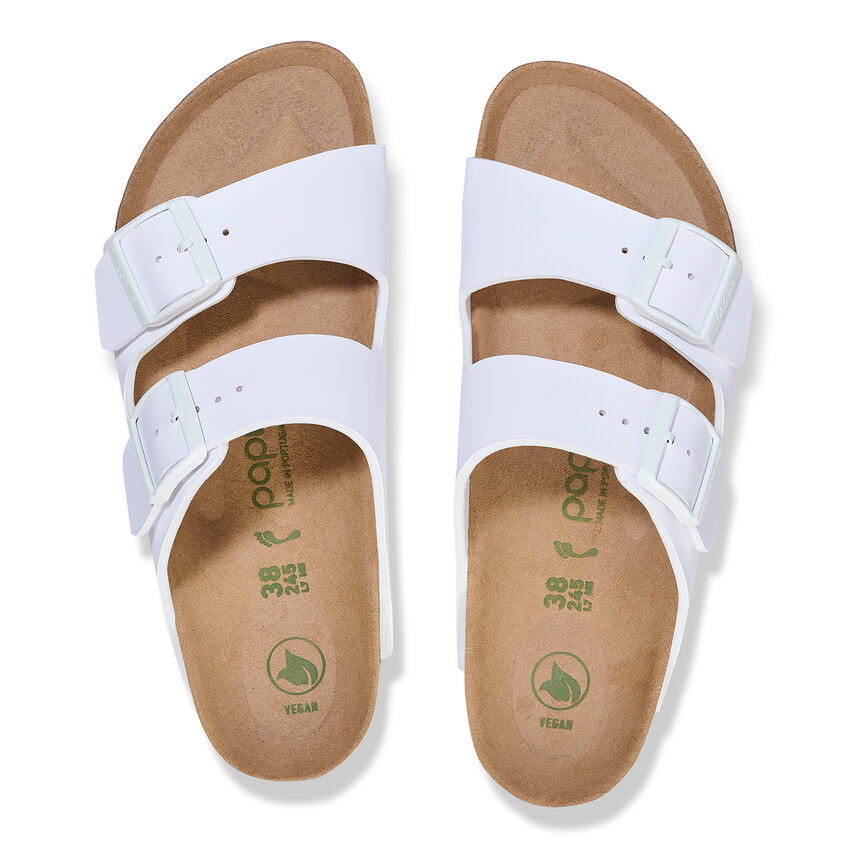 新品未使用　BIRKENSTOCK Arizona White 43 28cm ARIZONA NARROW VEGAN PLATFORM BIRKO-FLOR WHITE 1027416 - Brock's