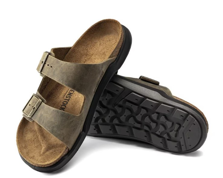 ARIZONA RUGGED REGULAR OILED LEATHER CT FADED KHAKI (MENS) 1018463
