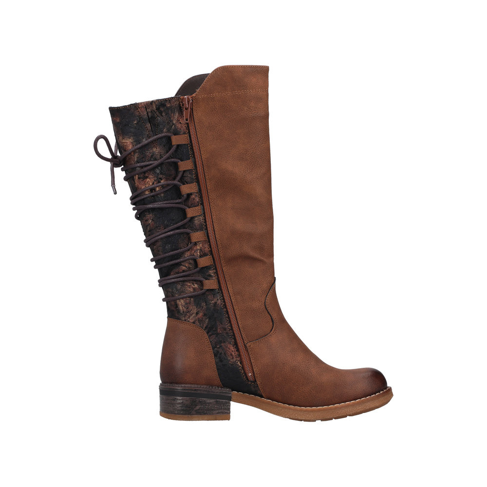 TALL BOOT WP FASHION LACE BACK DETAIL AMARETTO 94693-24(9469324