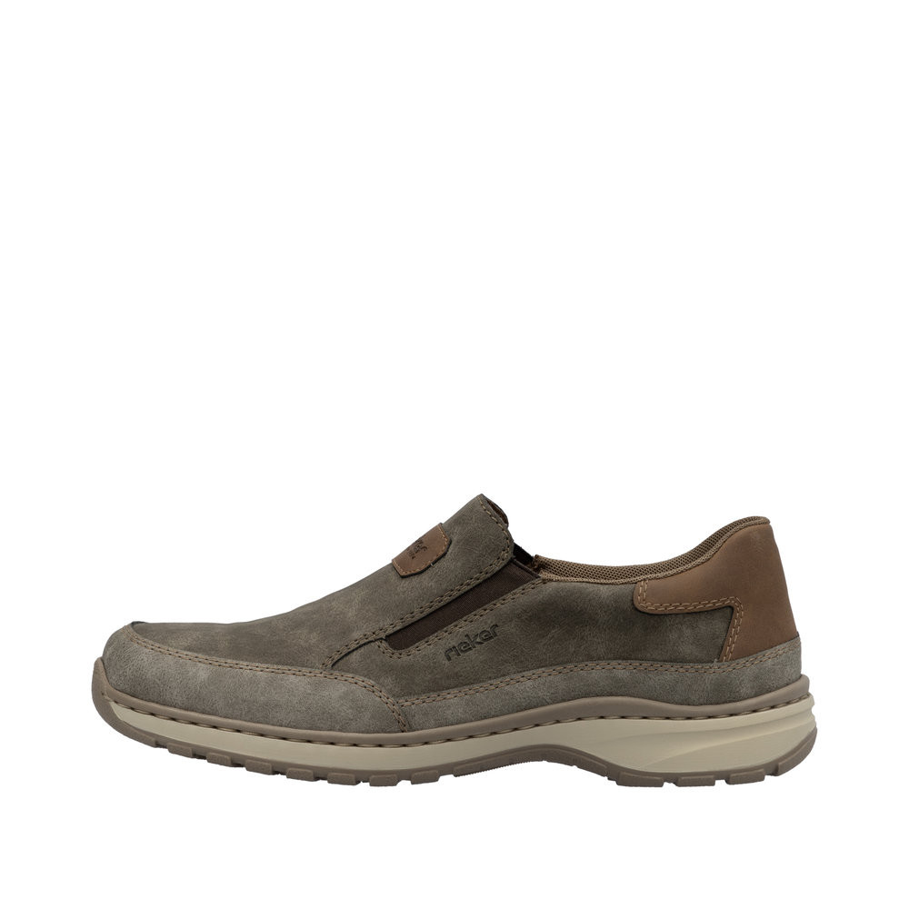 SLIPON CASUAL GORE COFFEE MULTI 03365-25 - Brock's