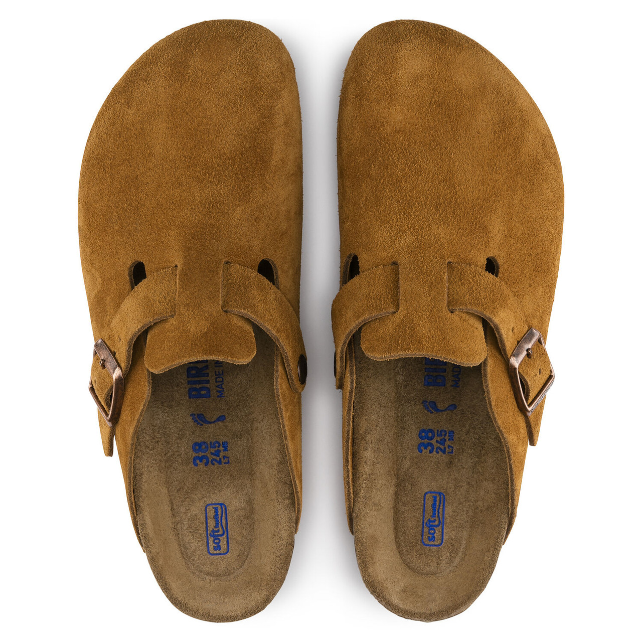 BOSTON SOFT NARROW SUEDE MINK 1009543 - Brock's