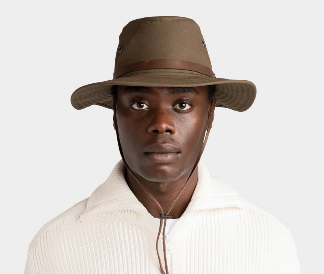 ファッション Wrinkled Gabardine Fedora hat ハット - ratingseguros