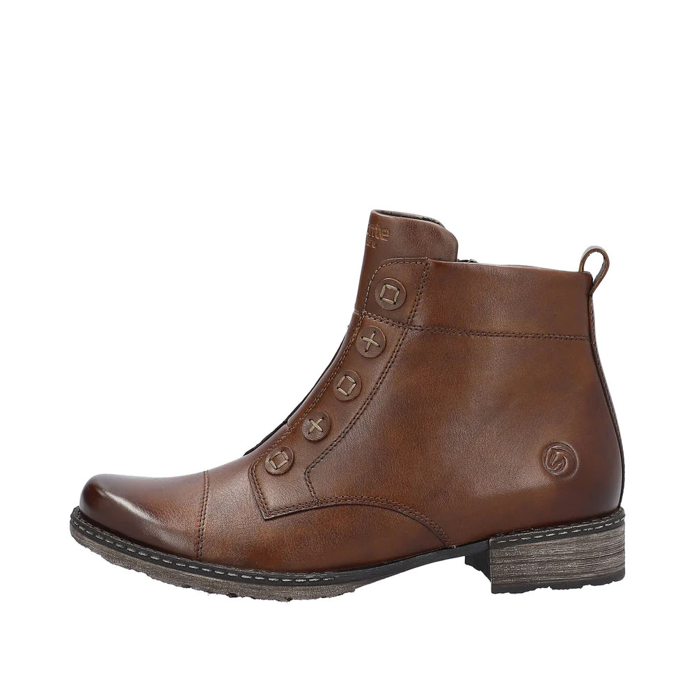 GRANNY BOOT SDZIP CHESTNUT D4392-22 - Brock's