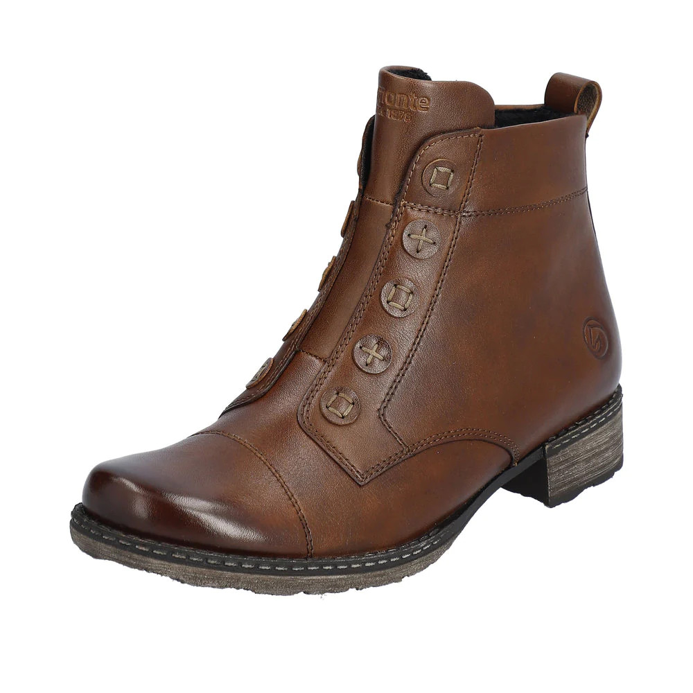GRANNY BOOT SDZIP CHESTNUT D4392-22 - Brock's