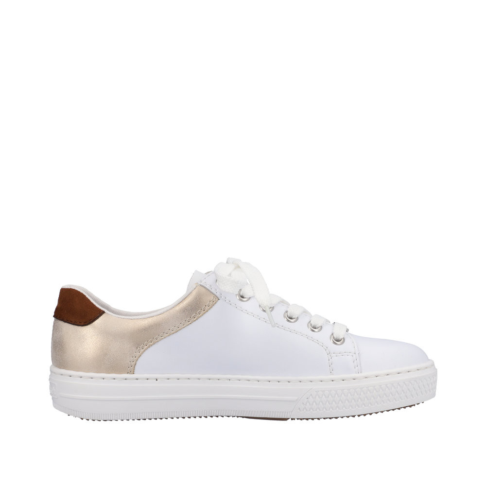 こーへー SNEAKER LEATHER ZIP WHITE/SHELL L59A1-81 - Brock's