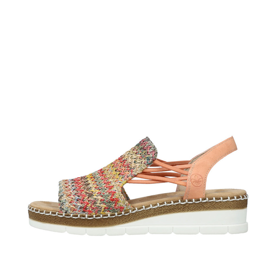 WOVEN BAND SANDAL BS APRICOT V1241-90