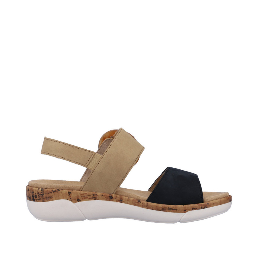 SANDAL VELCRO W.BUCKLE PAZIFIK/SAND R6853-60