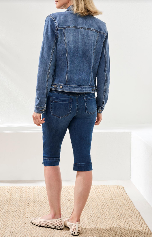 CLASSIC DENIM JEAN JACKET W/PKS 7574O-5050