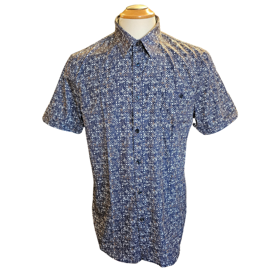 SS SHIRT 4 WAY STR TINY BROKEN LEAF PATTERN 7264625