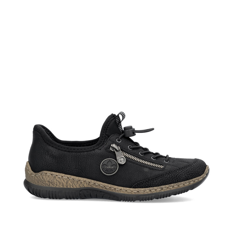 EASYON SCUBA NUBUCK CASUAL BLACK N3267-01