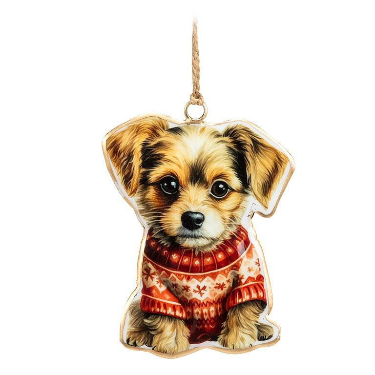 SWEET DOG IN SWTR ORNAMENT 37IMPRINT133(37IMPRINT133)