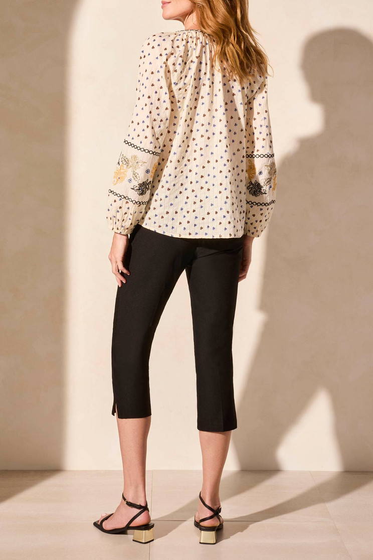 BOHO BLOUSE W/TASSLE 5801O-5270