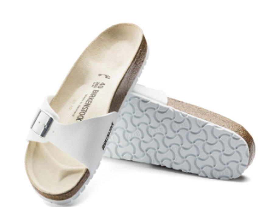 MADRID NARROW BIRKO-FLOR WHITE 40733