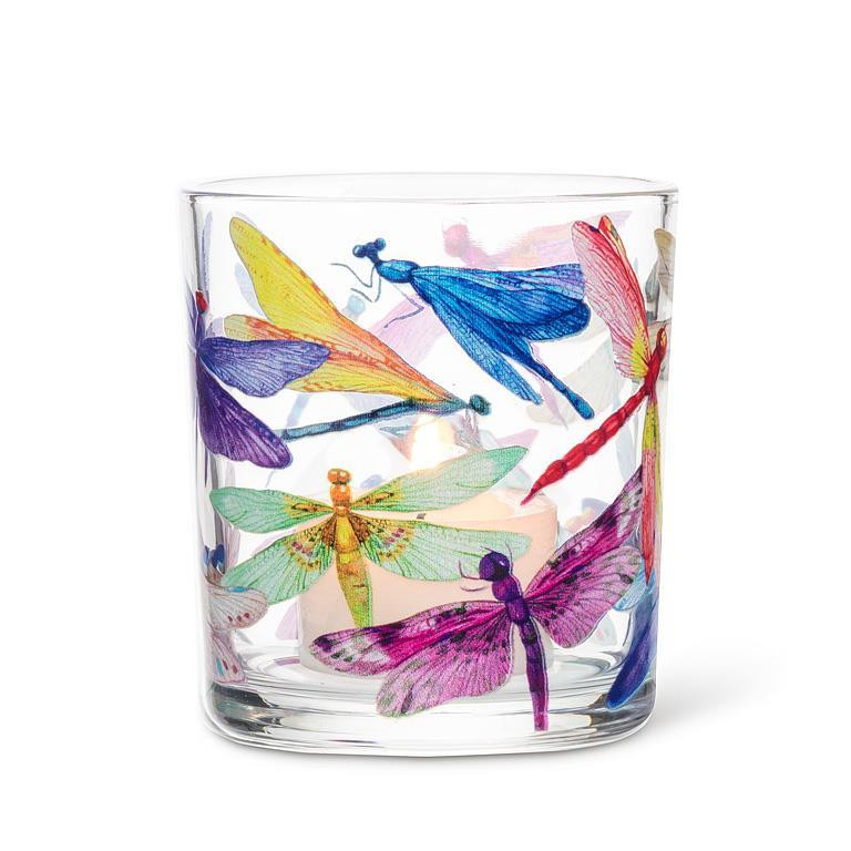 FLICKERING DRAGONFLIES VOTIVE 27-FLICKER-623