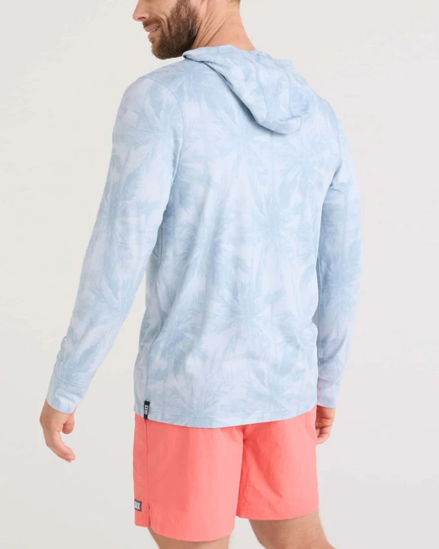 DROPTEMP AD COOL HOODIE - VACATION VIBES-BLUE SXLH45VVB