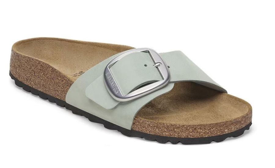 MADRID BIG BUCKLE NARROW NUBUCK PURE SAGE 1029293 - Brock's