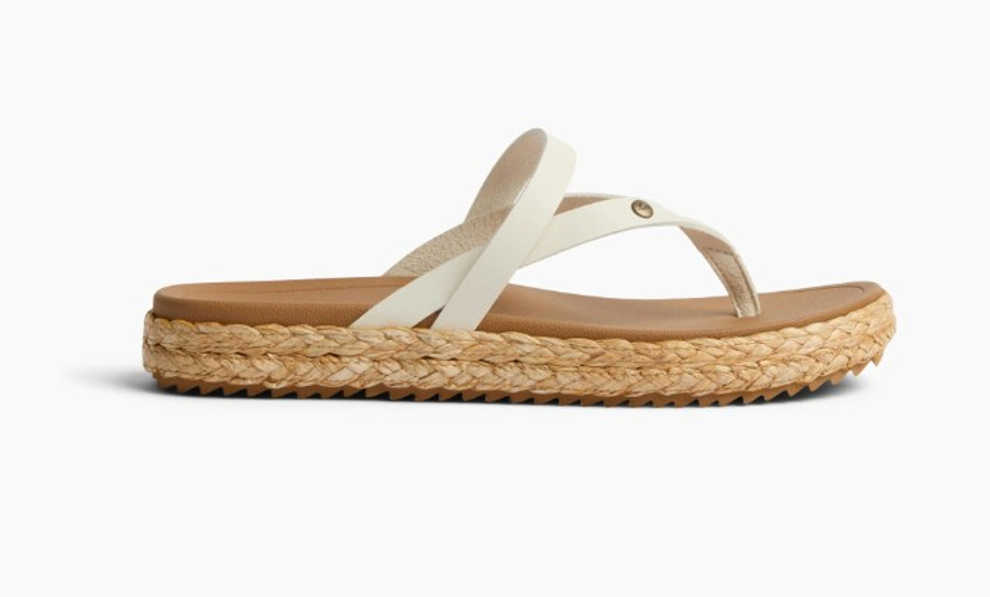 VISTA CARMEN TOE THONG WHISPER WHITE