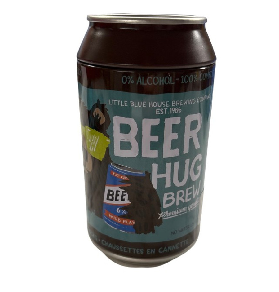 BEAR HUG  MEN'S BEER CAN SOCKS(BC1WIBE580)