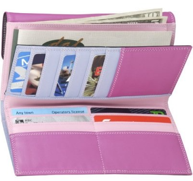 3 PART CREDIT CARD/CHQ BOOK CLUTCH