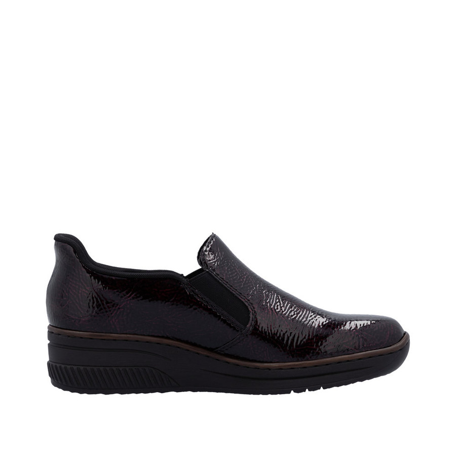 DBL GORE WEDGE PATENT SLIPON "READYTOGO" BORDO 48761-35