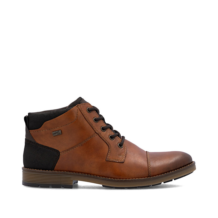 ZIP BOOT TIE WP TOE CAP CASUAL BOOT GAUCHO BROWN F4500-24