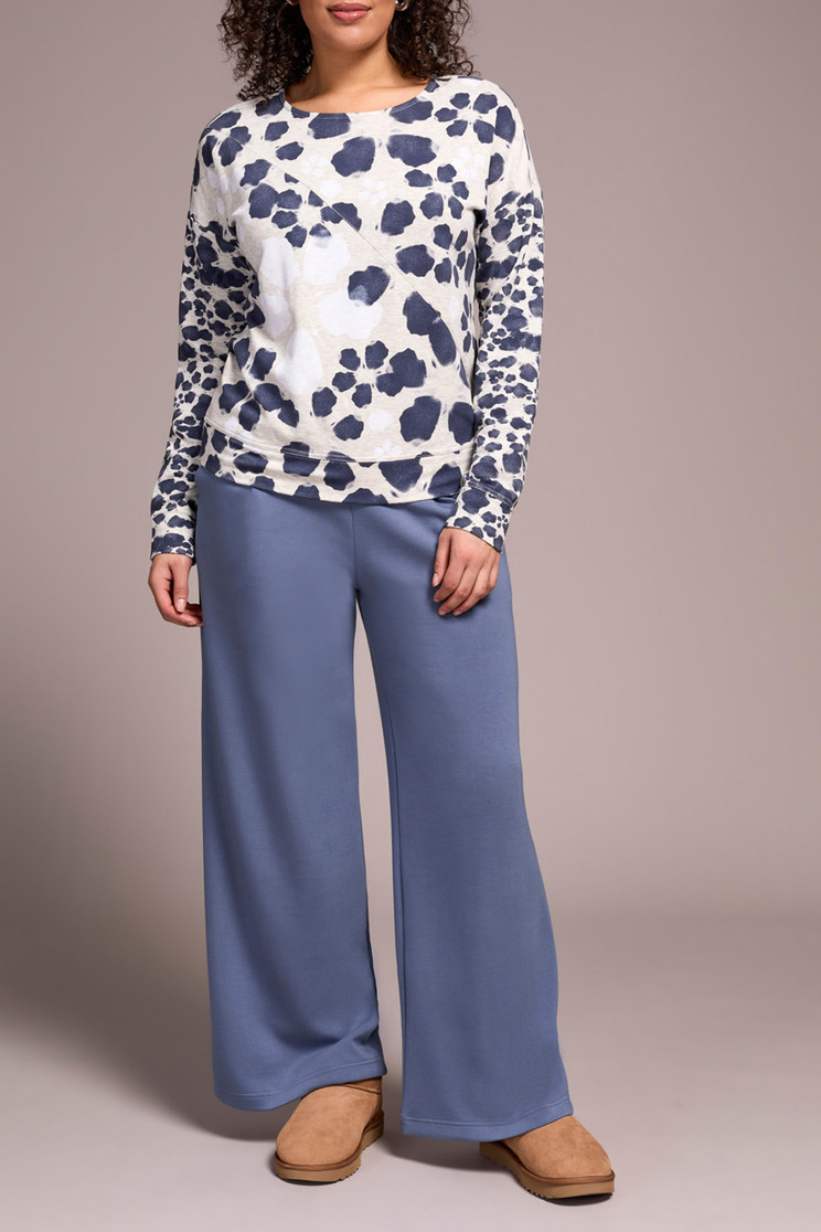 CREW NECK PRINT TOP 2290O-8305