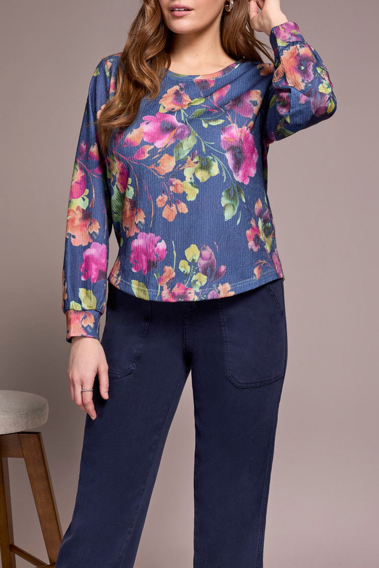 CREW NECK PRINT TOP 2330O8319