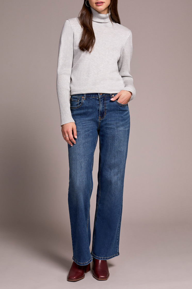 SOPHIA CURVY HUGGING WIDE JEANS 5968O-292