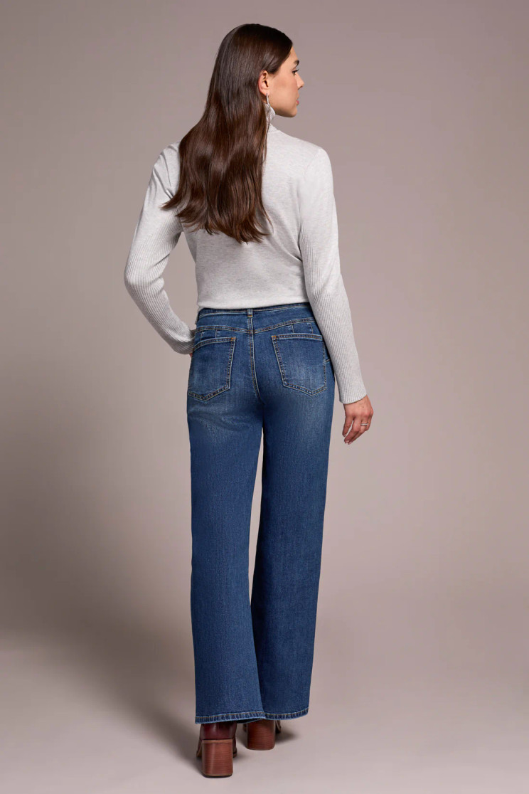P. SOPHIA CURVY HUGGING WIDE JEANS 5968U-292