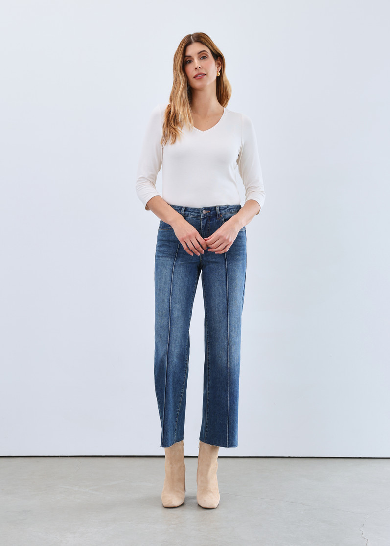 OLIVIA WIDE LEG ANKLE DENIM 2201779